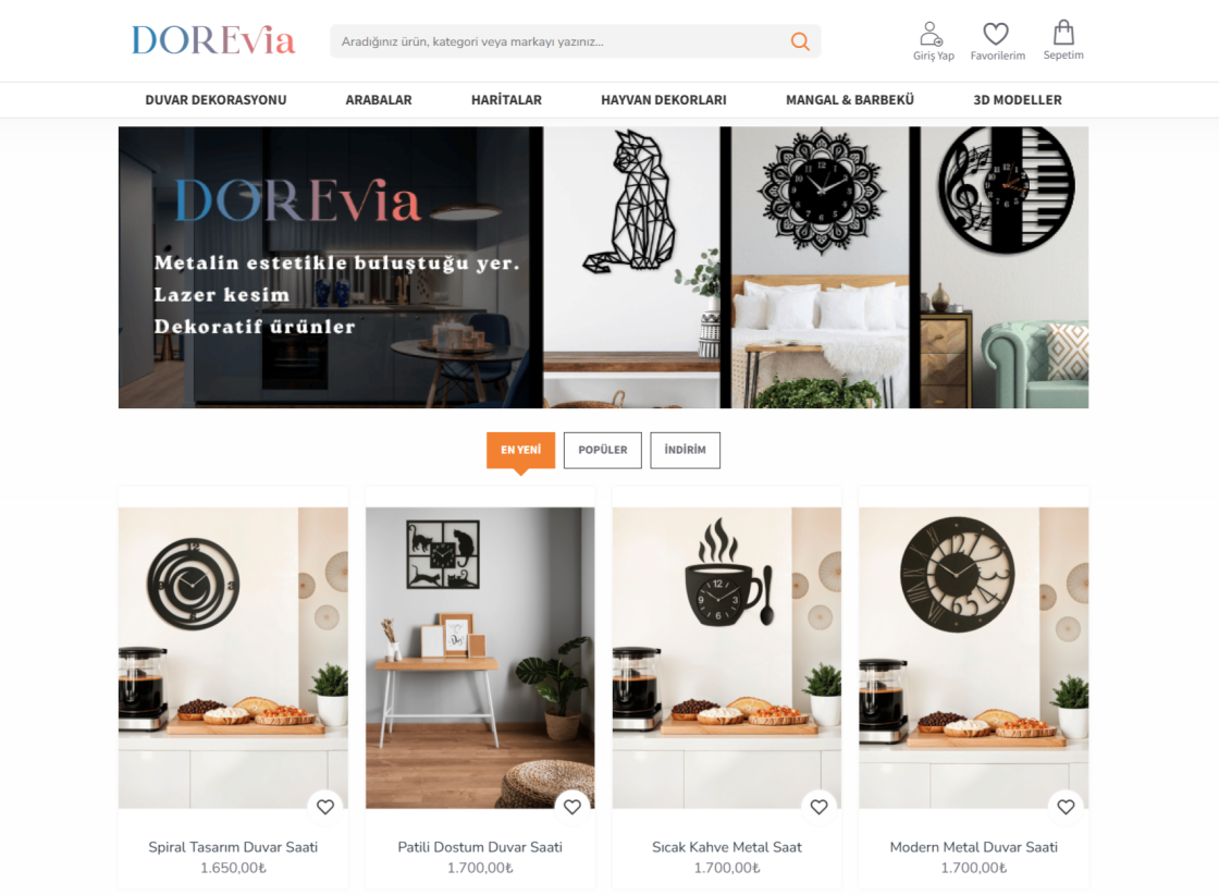 Web Sitesi Çalışması